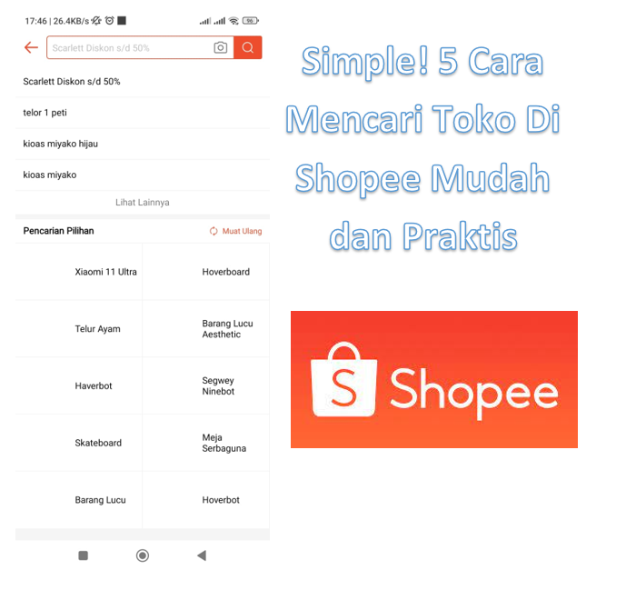 Simple! 5 Cara Mencari Toko Di Shopee Mudah dan Praktis